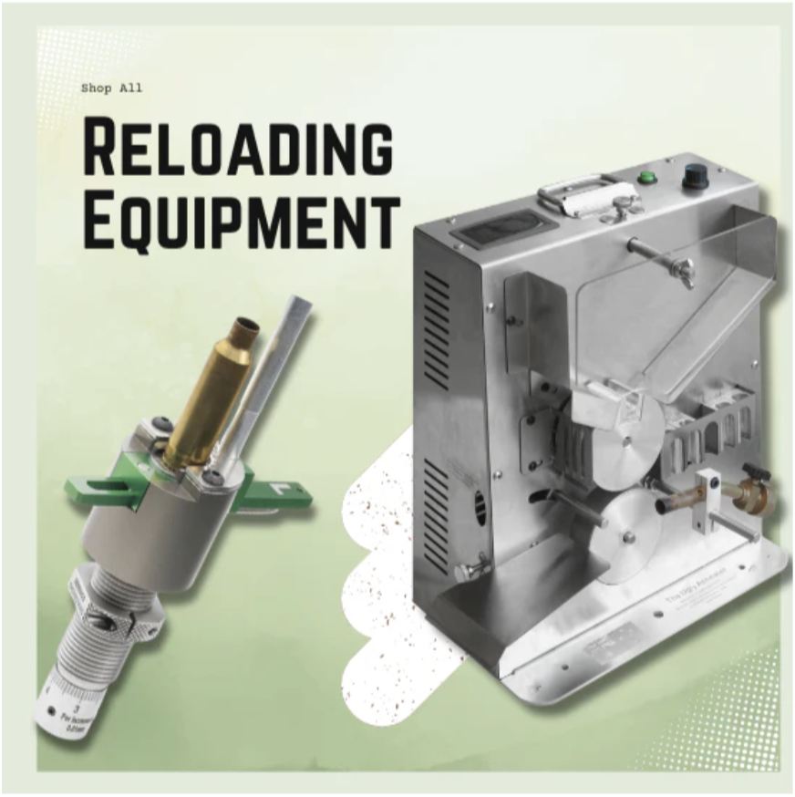 Shop all reloading equipment at Ugly Reloading USA – everything you need for precision reloading in one place, including brass, presses, dies, and tools.
